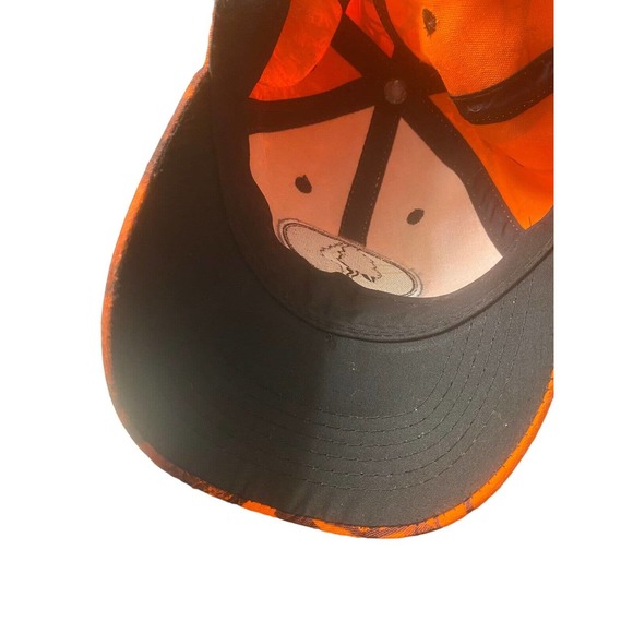 Mossy Oak Men's Safety Orange Hunting Hat Cap Adjustable Casual by Outdoor Cap - Picture 8 of 8